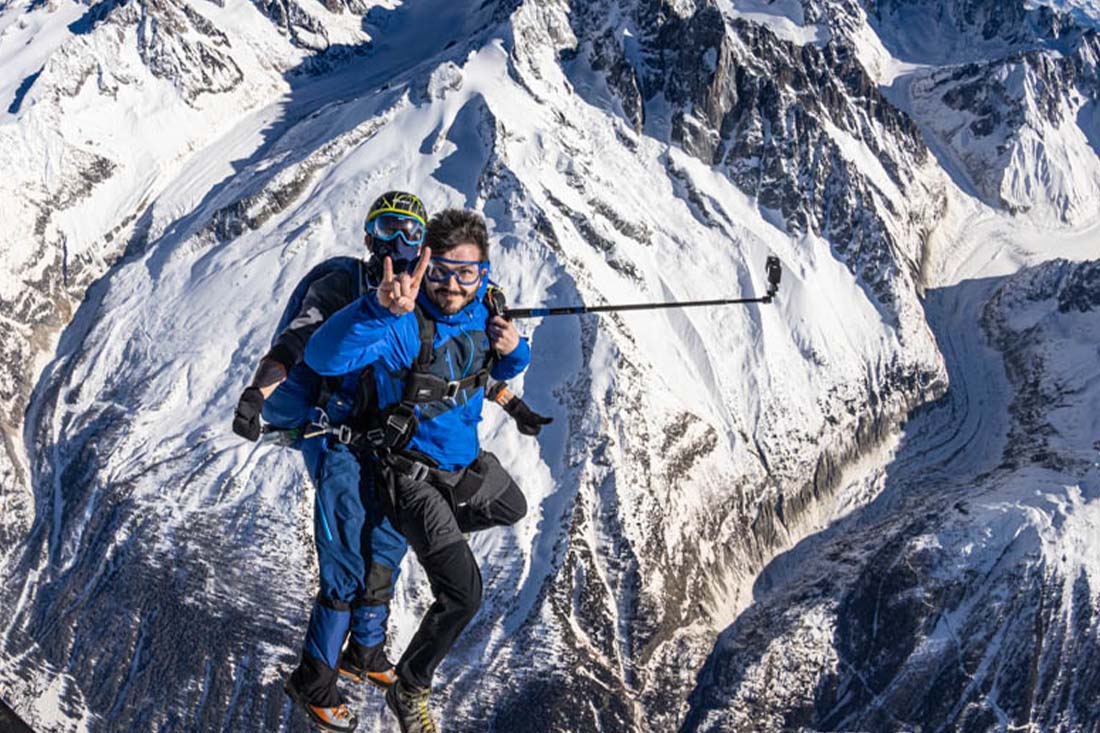 Mont Blanc Skydive